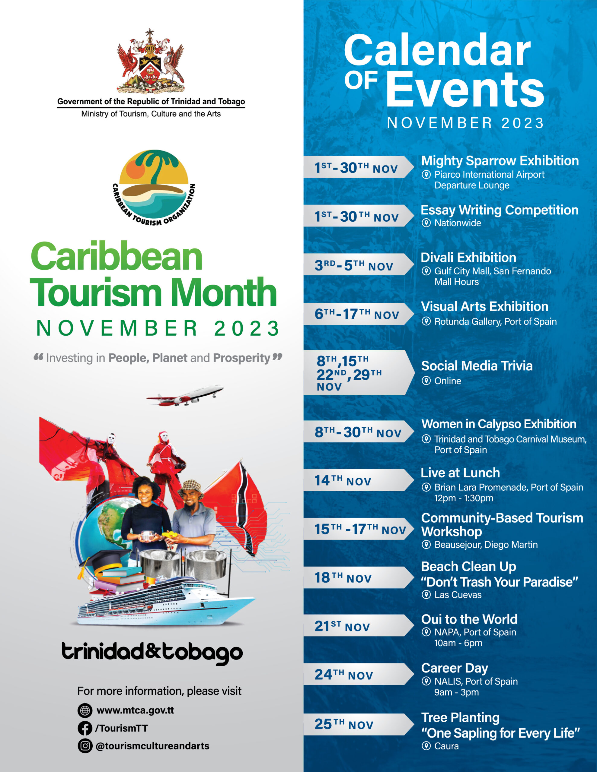 The Ministry of Tourism, Culture and the Arts Launches Caribbean Tourism Month 2023 Celebrations